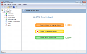 GeSWall - изоляция приложения на основе политики ограничения доступа