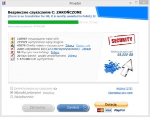 PrivaZer - очистка диска от ненужных файлов и защита конфиденциальности