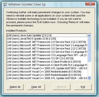 Проблемы с программами на основе установщика Windows (.MSI)