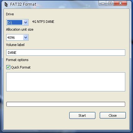 FAT32 Format - форматирование дисков в файловой системе Fat32