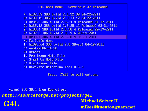G4L: копирование дисков с помощью приложения Ghost 4 Linux