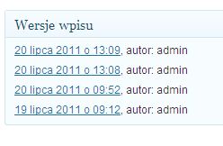 Изменения в WordPress
