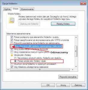 Параметры папок - настройка внешнего вида папок Windows