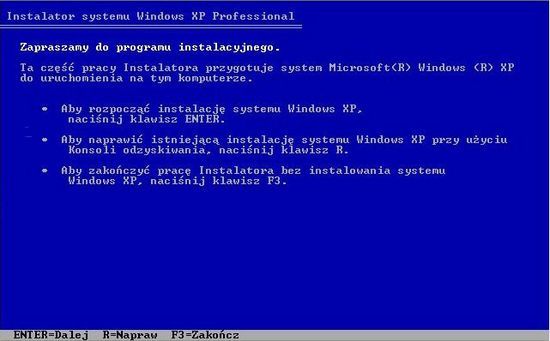 Установка Windows XP