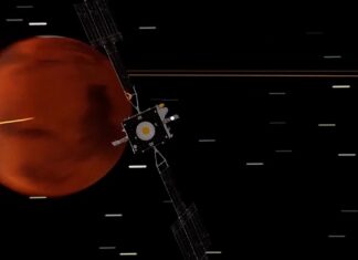 Psiche della NASA vola su Marte